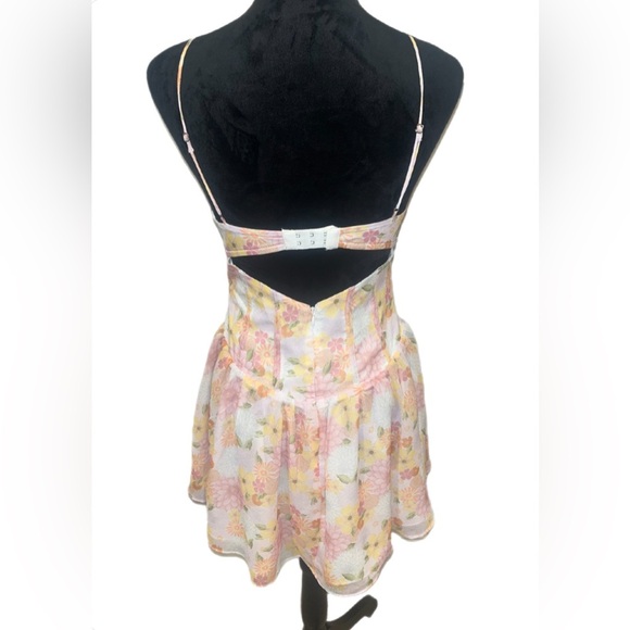 NWOT For Love And Lemons Carrie Floral Dress- Small - Picture 5 of 10